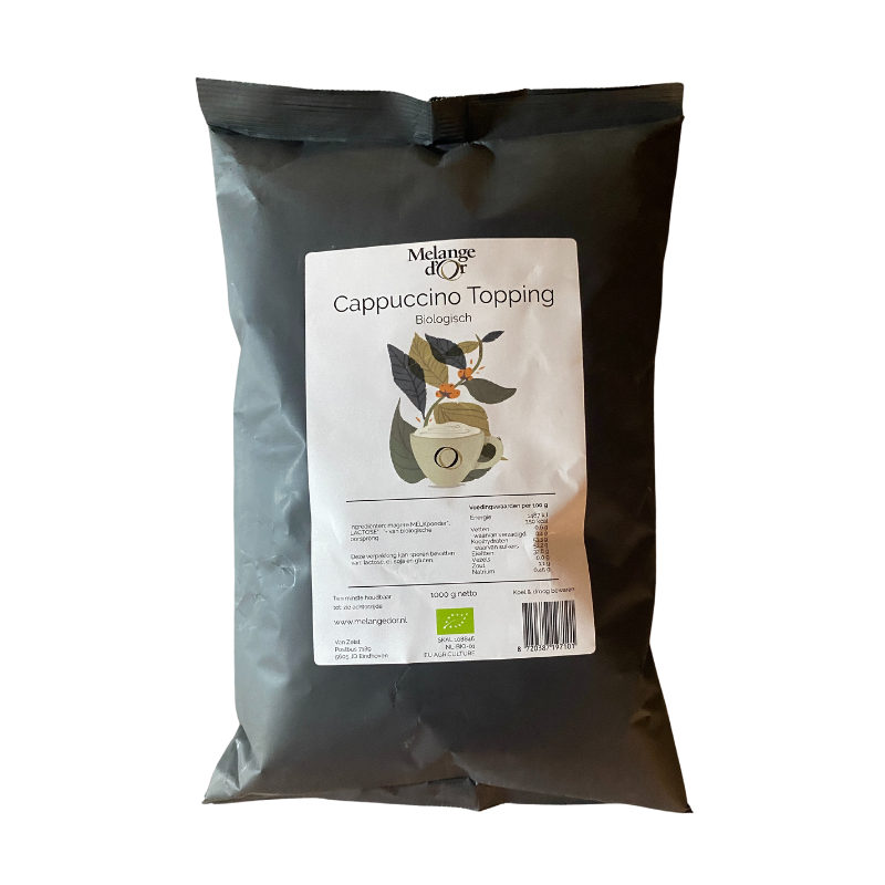 Melange d'Or Bio Cappuccino Topping 1kg.