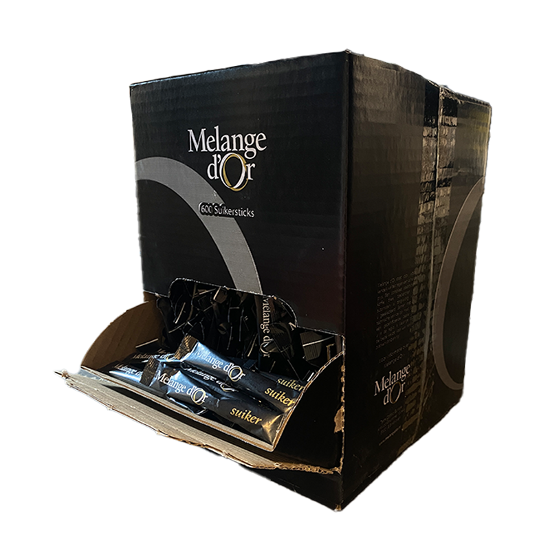 Melange d'Or suikersticks 600x5gr. disp.doos