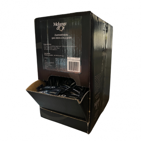 Melange d'Or zoetstof 0,5gr. 500 sticks disp.doos