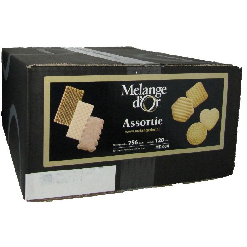 Melange d'Or Assortie koekjes (7 srt.) 120 stuks